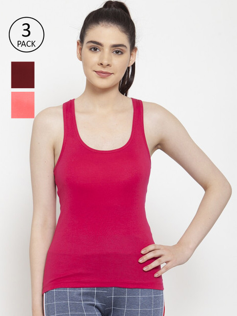 Friskers Pack Of 3 Tank Tops