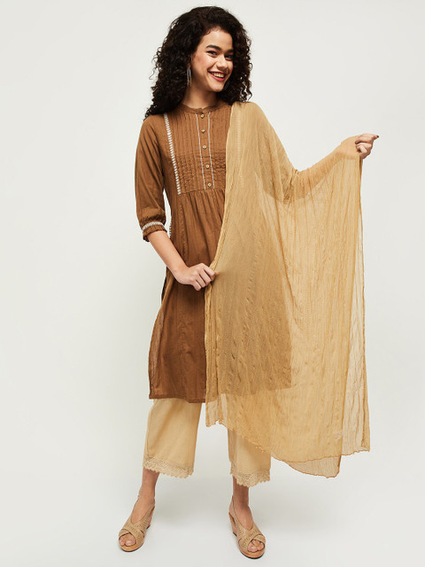 max Woman Beige Dupatta