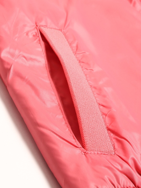 Campus Sutra Women Peach-Coloured Windcheater Padded Jacket - Image 6