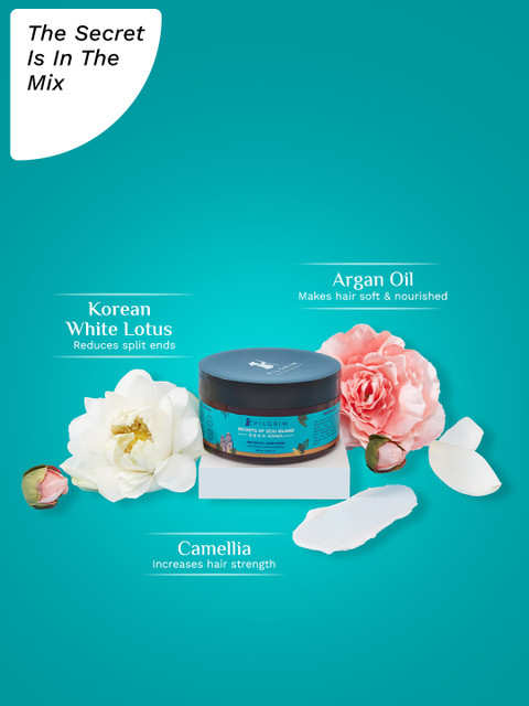 Pilgrim Argan Oil Hair Mask and Pack for Dry & Frizzy Hair and Hair Fall Control - Image 2