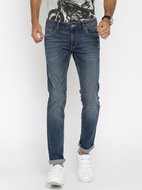 Flying Machine Men Blue Jackson Fit Stretchable Jeans