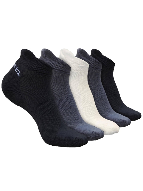 Heelium Men Pack of 5 Bamboo Super Soft & Odour-Free Breathable Ankle-Length Socks