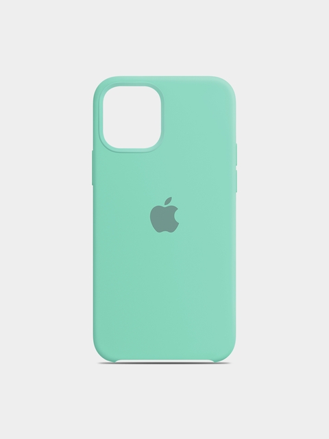 TREEMODA Green Solid Silicone Apple iPhone 13 Pro Max Back Case