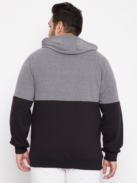 AUSTIVO Men Multicoloured Colourblocked Hooded Sweatshirt - Image 4