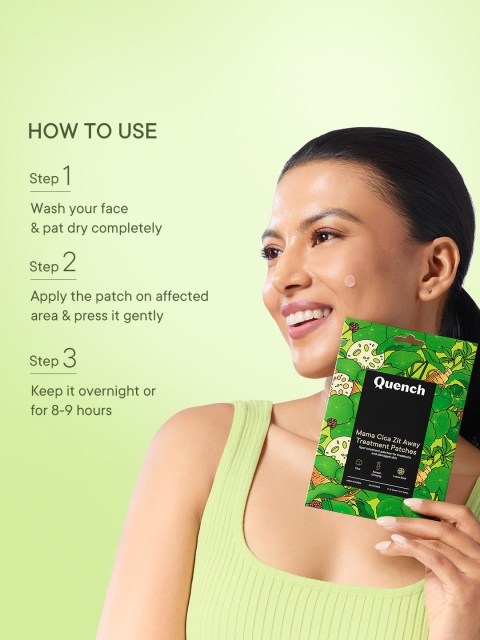 Quench Set of 24 Acne Patches With Tea Tree Oil & Korean Ginseng - Image 4