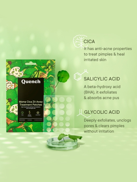 Quench Set of 24 Acne Patches With Tea Tree Oil & Korean Ginseng - Image 3