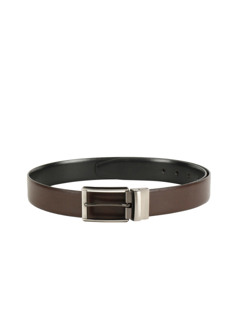 ZEVORA Men Brown Formal Reversible Belt