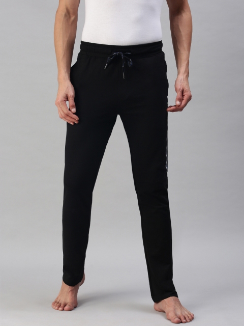 U.S. Polo Assn. Men Black Solid Lounge Pants - Image 2