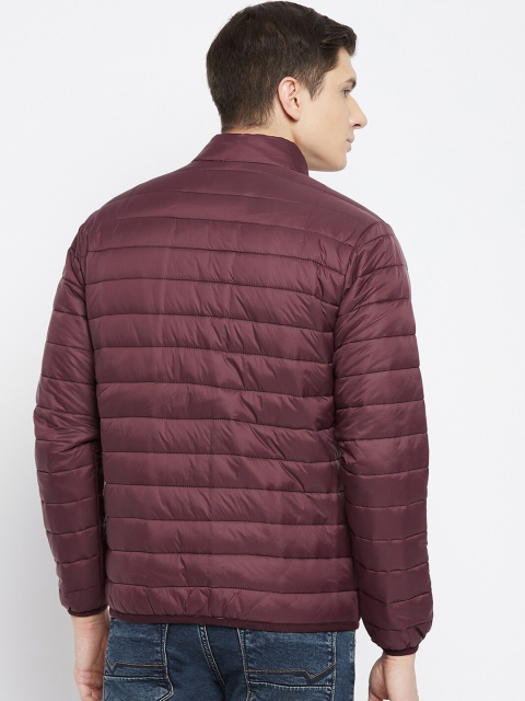 Duke Men Maroon pavement Colourblocked Padded Jacket - Image 4