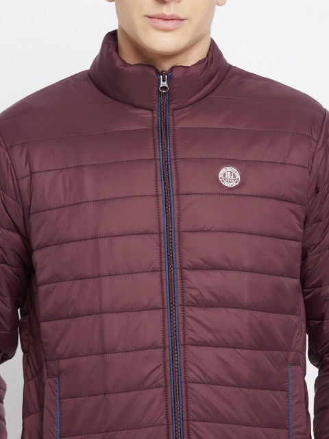 Duke Men Maroon pavement Colourblocked Padded Jacket - Image 2