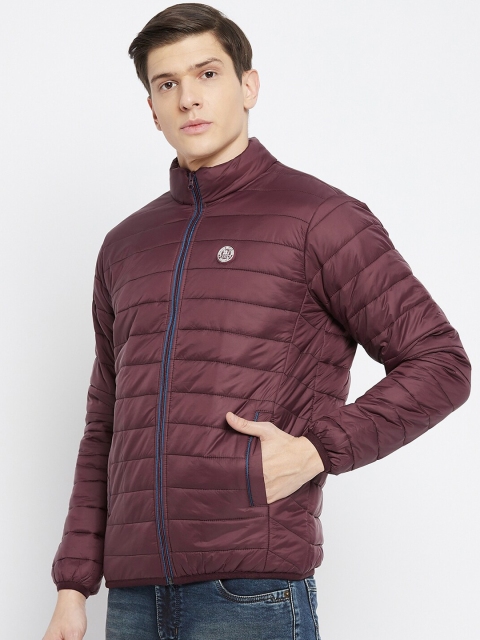 Duke Men Maroon pavement Colourblocked Padded Jacket - Image 3
