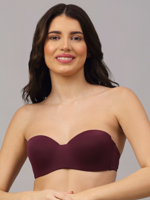PrettyCat Lavender Bra Underwired Lightly Padded PC-BR-4006-WHN-30B