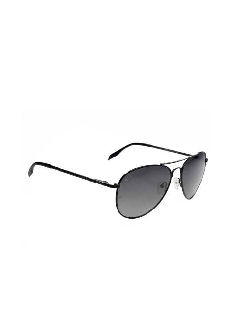 CHARLES LONDON Adult Grey Lens & Black Aviator Sunglasses MR 9122 C3...