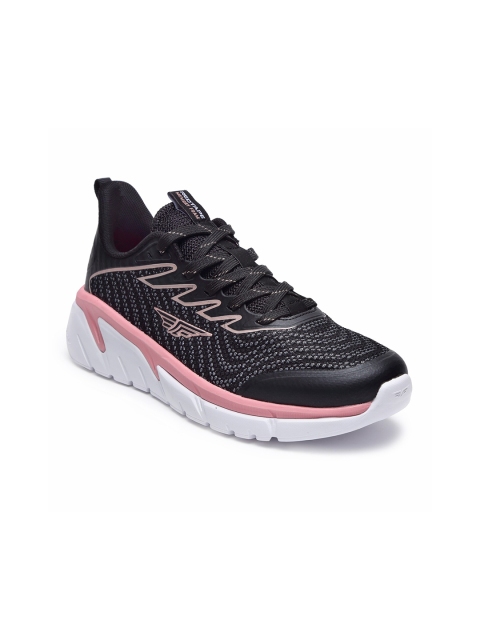 Red Tape Women Black Mesh Walking Shoes - Image 2