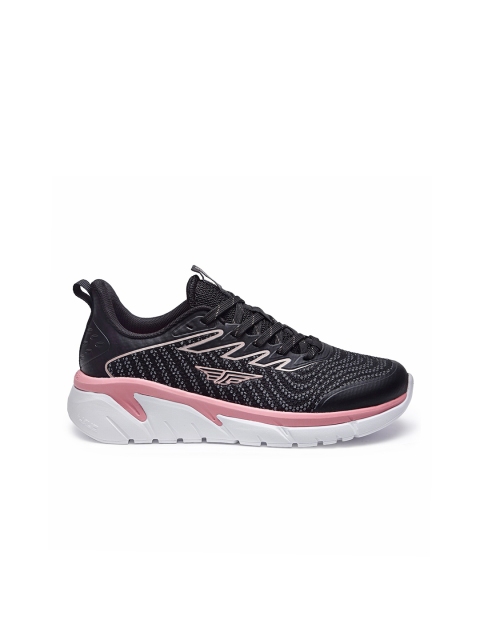 Red Tape Women Black Mesh Walking Shoes - Image 4