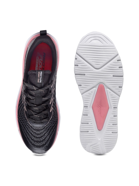 Red Tape Women Black Mesh Walking Shoes - Image 5