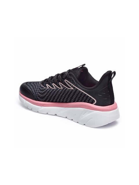 Red Tape Women Black Mesh Walking Shoes - Image 3