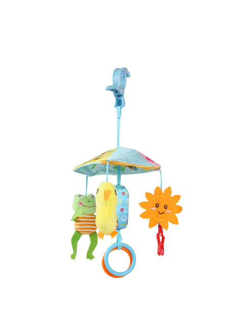 Baby Moo Infants Multicoloured Hanging Musical Cot Mobile Toys Soft Rattle - Image 2