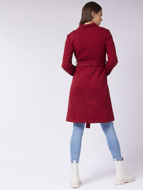 Miss Chase Longline Belted Overcoat - Image 3