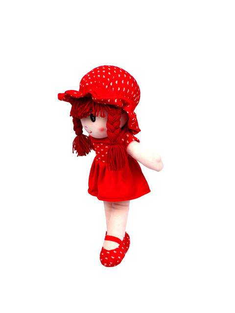 DukieKooky Kids Red Soft Doll - Image 4