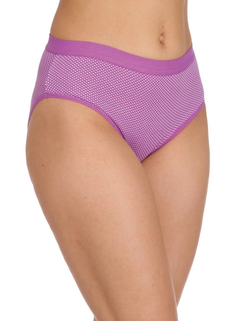 Zivame Women Pack Of 3 Assorted Cotton Hipster Briefs - Image 3