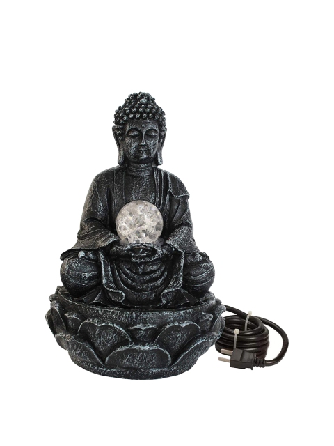 TIED RIBBONS Multi Decorative Buddha LED Light Statue Water Fountain - Image 3
