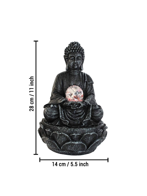 TIED RIBBONS Multi Decorative Buddha LED Light Statue Water Fountain - Image 4