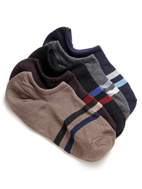 Texlon Men Pack Of 5 Shoe-Liners