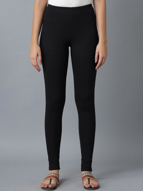 elleven Women Solid Ankle Length Leggings