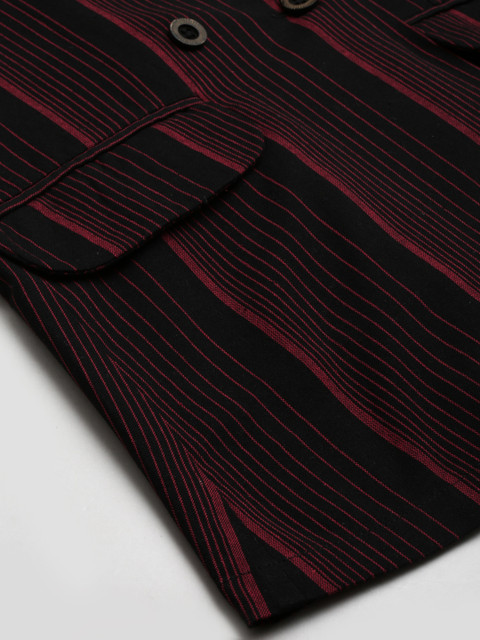 Cottinfab Women Maroon Open Front Formal Blazer - Image 6