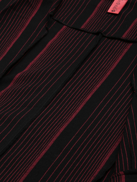 Cottinfab Women Maroon Open Front Formal Blazer - Image 7