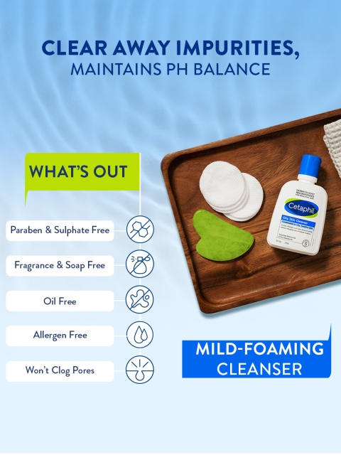 Cetaphil Oily Skin Cleanser Daily Foam Face Wash for Oily & Acne Prone Skin - 125 ml - Image 6