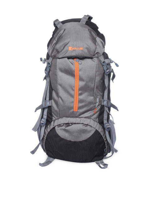 Grey Polyester Rucksack