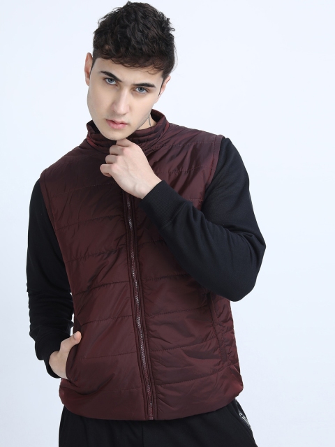 HIGHLANDER Men Red Solid Puffer Jacket