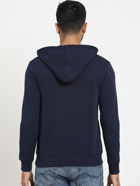 Bewakoof Men Blue Hooded Sweatshirt - Image 5
