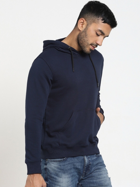 Bewakoof Men Blue Hooded Sweatshirt - Image 4