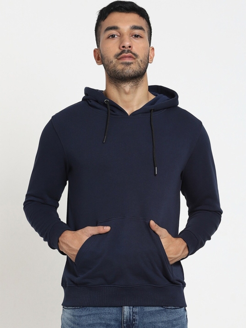 Bewakoof Men Blue Hooded Sweatshirt - Image 2