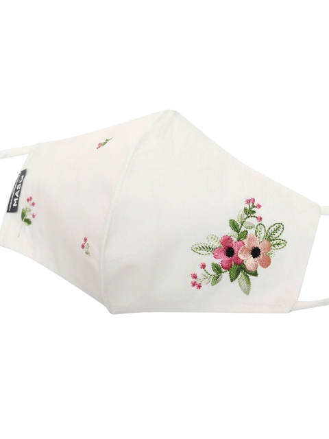 MASQ Women Pack Of 3 Reusable Anti-Pollution 4-Ply Cloth Masks - Image 5