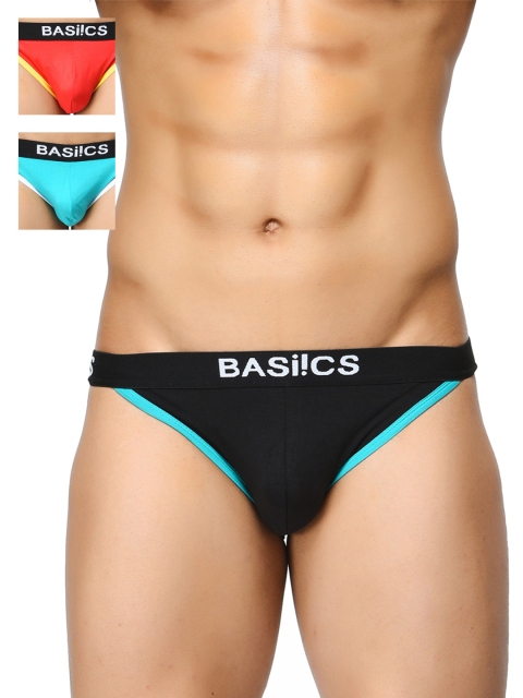 BASIICS by La Intimo Men Pack of 3 Briefs BCSBR020C234