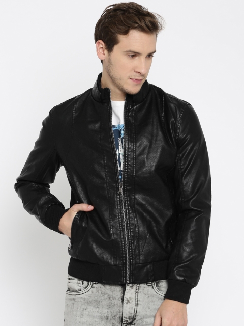 Four One Oh Black Biker Jacket Image