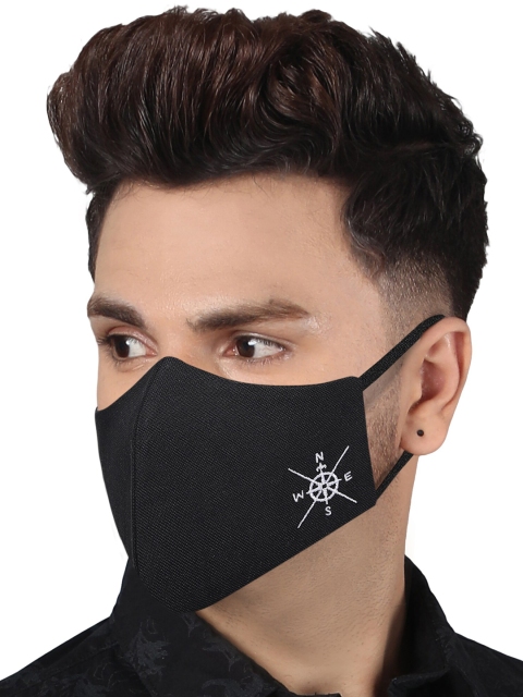 MASQ Men Pack of 6 Reusable 3-Ply Adjustable Anti-Pollution Pure Cotton Cloth Masks - Image 5