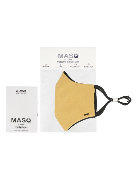 MASQ Men Pack Of 3 4-Ply Reusable Anti-Pollution Pure Cotton Cloth Masks - Image 4