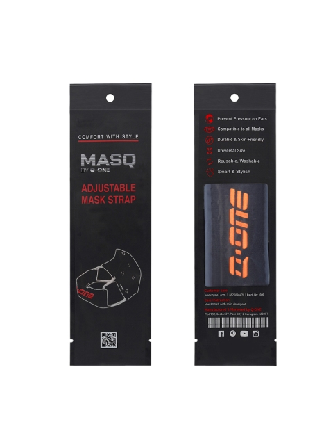 MASQ Men Pack Of 5 4-Ply Reusable Anti-Pollution Pure Cotton Cloth Masks - Image 5