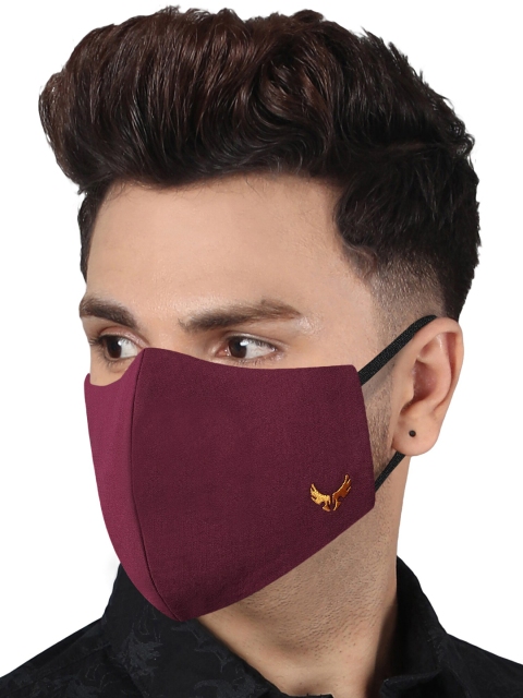 MASQ Men Pack Of 5 4-Ply Reusable Anti-Pollution Pure Cotton Cloth Masks - Image 7