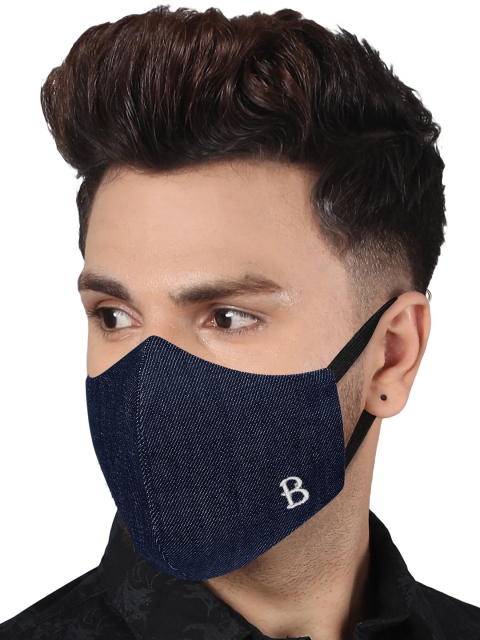 MASQ Adults Pack of 3 4-Ply Reusable Anti-Pollution Pure Cotton Cloth Masks - Image 4