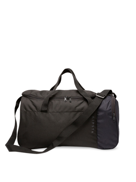 Kipsta By Decathlon Black Solid Duffel Bag