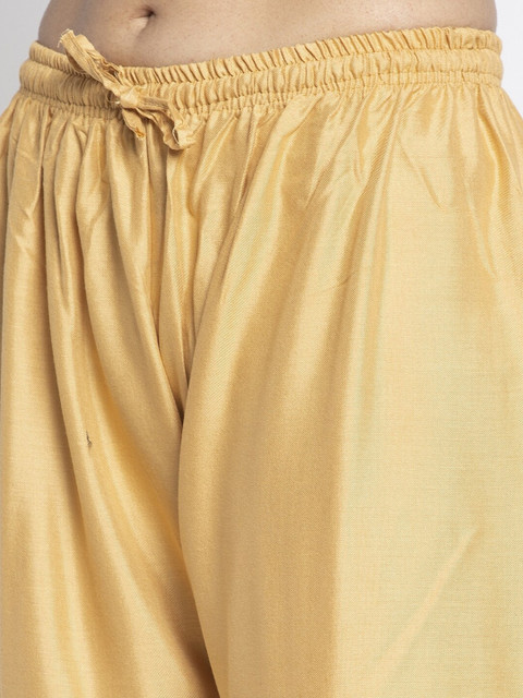 Jinfo Women Black & Tan Set Of 2 Flared Knitted Ethnic Palazzos - Image 6