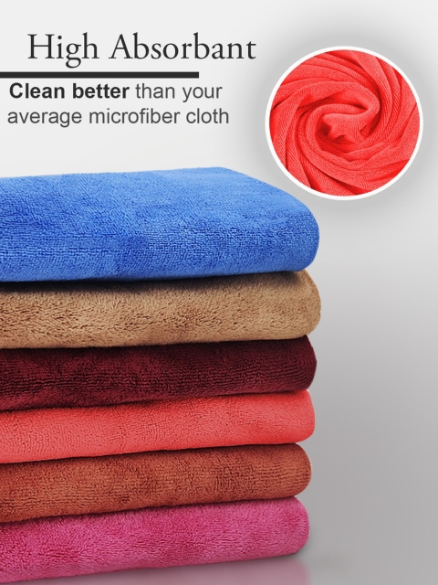 Aura Set Of 6 Highly Absorbent Microfiber Cleaning Cloth - Image 5