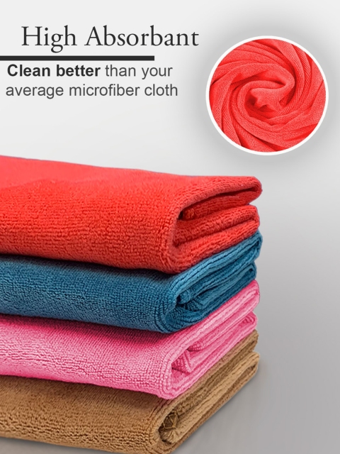 Aura Set Of 4 Highly Absorbent Microfiber Cleaning Cloth - Image 4