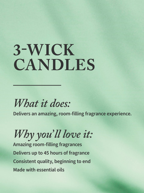 Bath & Body Works Mahogany Teakwood 3-Wick Scented Candle - 411g - Image 2